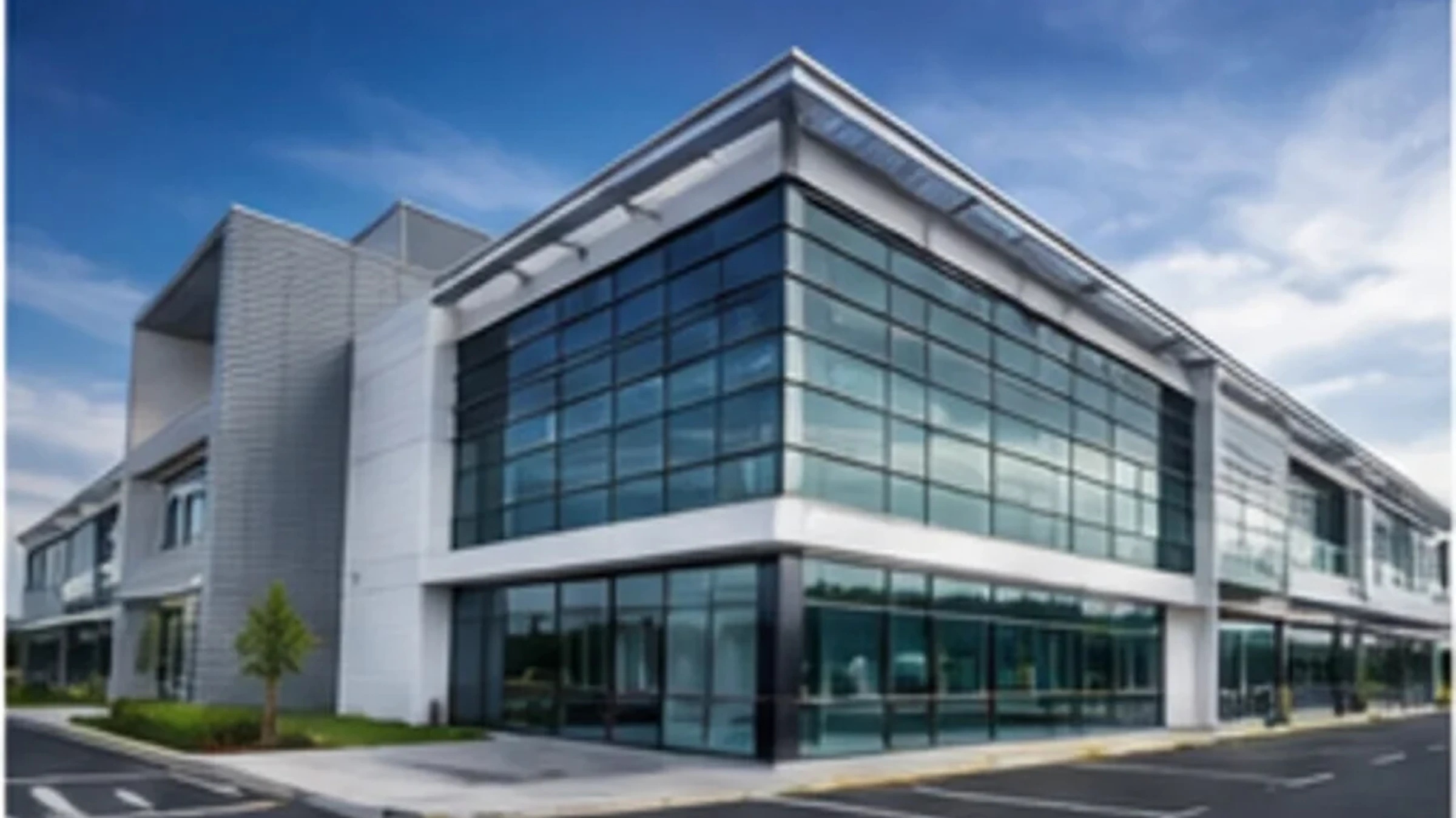 Modern commercial building